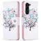  Galaxy S25 Plus / S24 Plus Fodral Med Tryck Blommigt Träd
