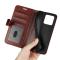  iPhone 15 Plus Fodral Crazy Horse Läder Brun