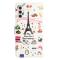  Samsung Galaxy S24 FE Fodral Med Tryck Eiffeltornet