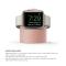  Apple Watch Silikon Stativ Ljus Rosa