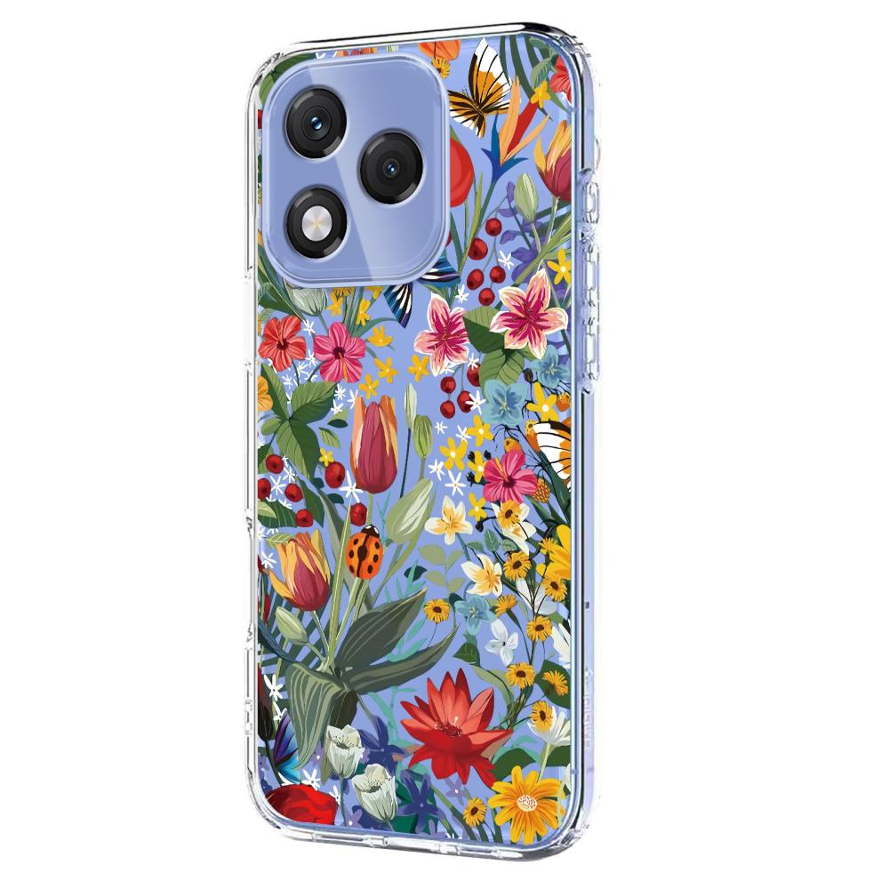  Honor 400 Lite Skal Med Tryck Blommor