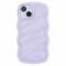  iPhone 15 Mobilskal Wavy Textur Lila