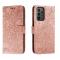  Samsung Galaxy A24 5G Fodral Med Blommigt Tryck Roséguld