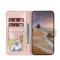  Samsung Galaxy A24 5G Fodral Med Blommigt Tryck Roséguld
