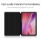  Lenovo Tab 10.1 2025 Fodral Tri-Fold Läder Svart