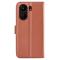  Xiaomi Redmi 13C 4G Fodral Litchi Läder Brun