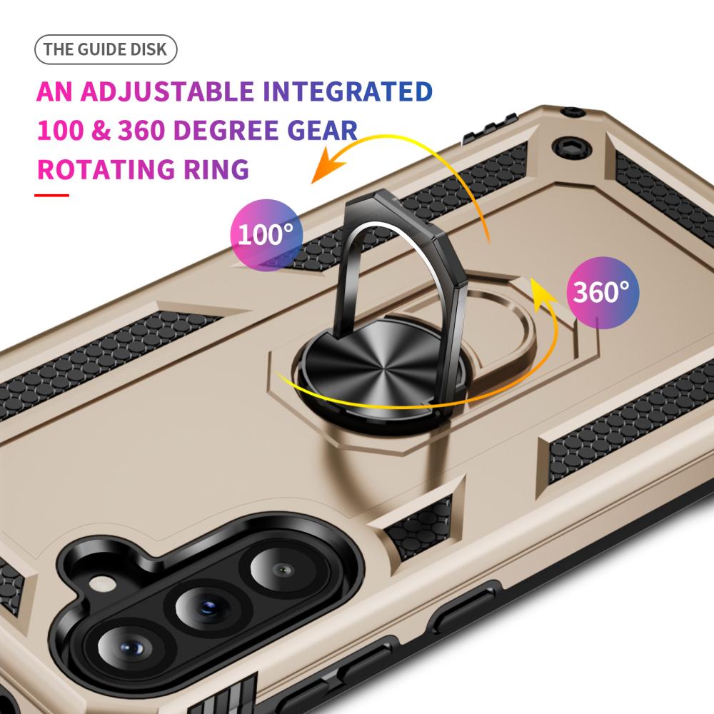  Samsung Galaxy A37 5G Skal Shockproof Hybrid Ring Guld