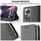 LC.IMEEKE LC.IMEEKE Xiaomi 12 Fodral Läder Svart