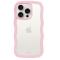 holdit holdit iPhone 14 Pro Max Skal Wavy Pink Transparent