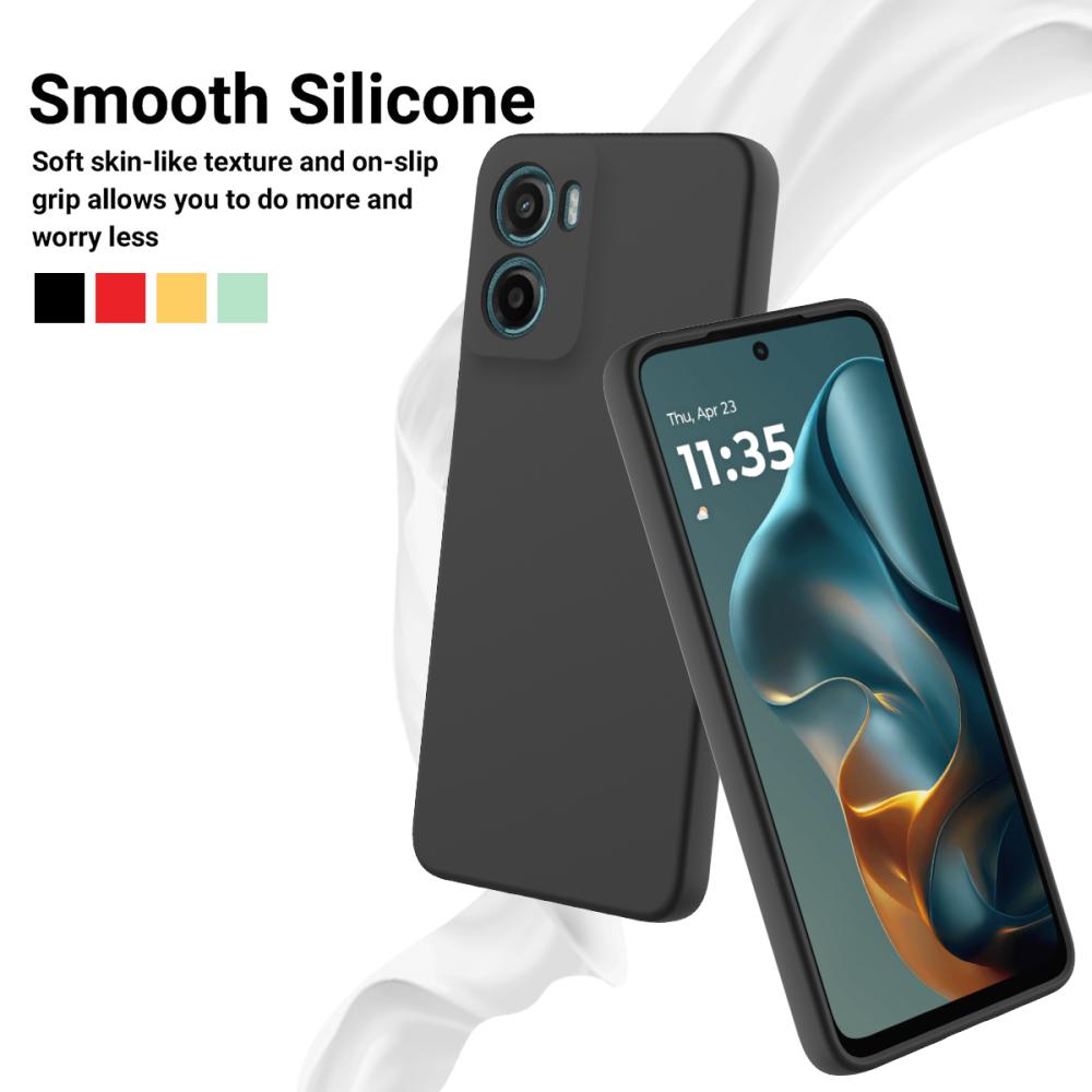  Motorola Moto G06 Power Skal Liquid Silikon Svart