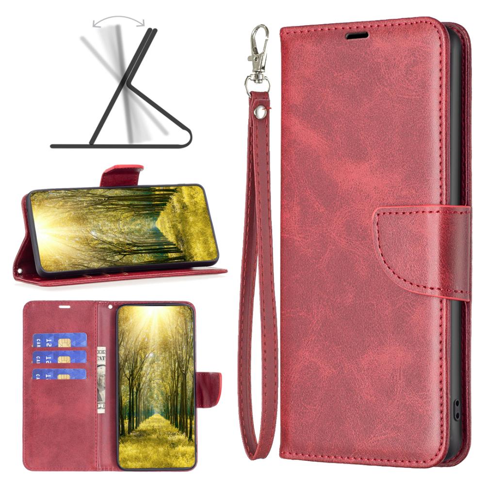  Samsung Galaxy S26 Fodral Läder Röd