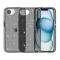  iPhone 17e / 16e Skal Glitter Shockproof Svart