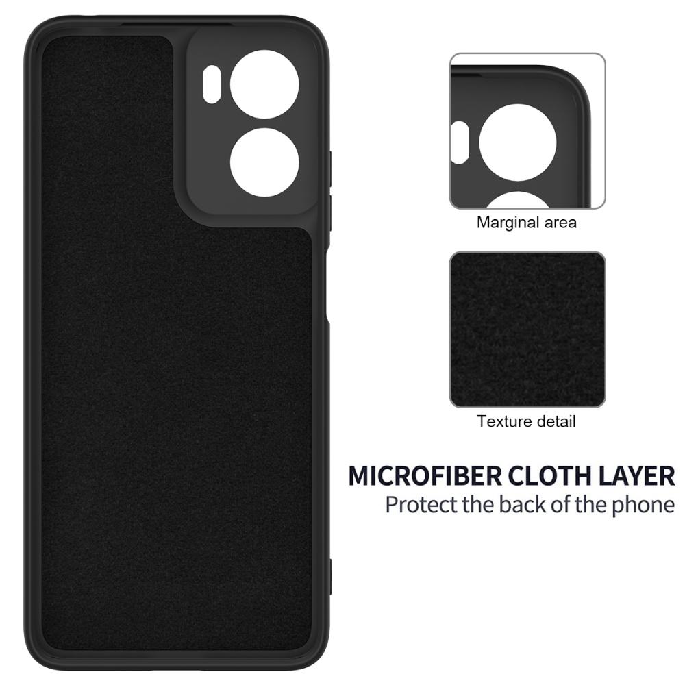  Motorola Moto G06 Power Skal Liquid Silikon Svart