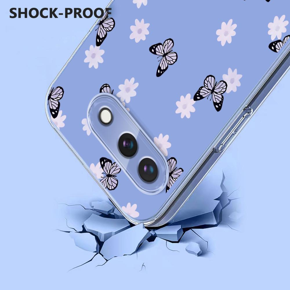  Google Pixel 10a Skal Med Tryck Fjärilar / Blommor