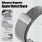 Apple Watch 38/40/41/42 mm Armband Milanese Silver