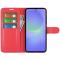  Samsung Galaxy A37 5G Fodral Litchi Läder Röd