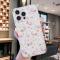  iPhone 16 Pro Skal TPU Rosa Blommor