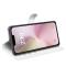  iPhone 17e / 16e Fodral Litchi Läder Vit