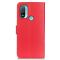  Motorola Moto E20 / E40 Fodral Litchi Textur Röd