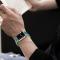 ColorPop Apple Watch 42/44/45/46/49 mm Armband Nylon Trail Loop Blå/Grön