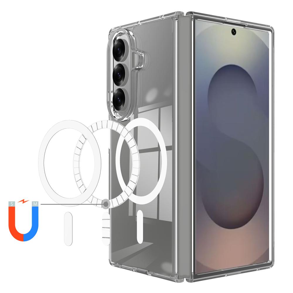  Samsung Galaxy Z Fold 7 Skal MagSafe Hybrid Transparent