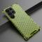  Galaxy S24 Ultra Skal Honeycomb Shockproof Hybrid Grön