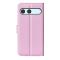  Sony Xperia 10 VII Fodral Litchi Läder Ljus Rosa