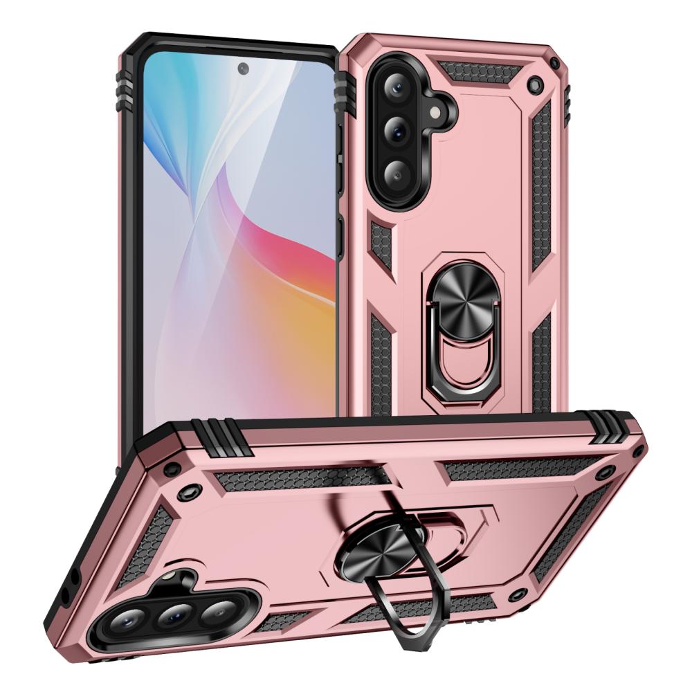  Samsung Galaxy A37 5G Skal Shockproof Hybrid Ring Roséguld