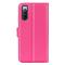  Sony Xperia 10 IV Fodral Litchi Läder Rosa