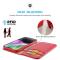 DUX DUCIS DUX DUCIS iPhone 15 Plus Fodral RFID Läder Röd