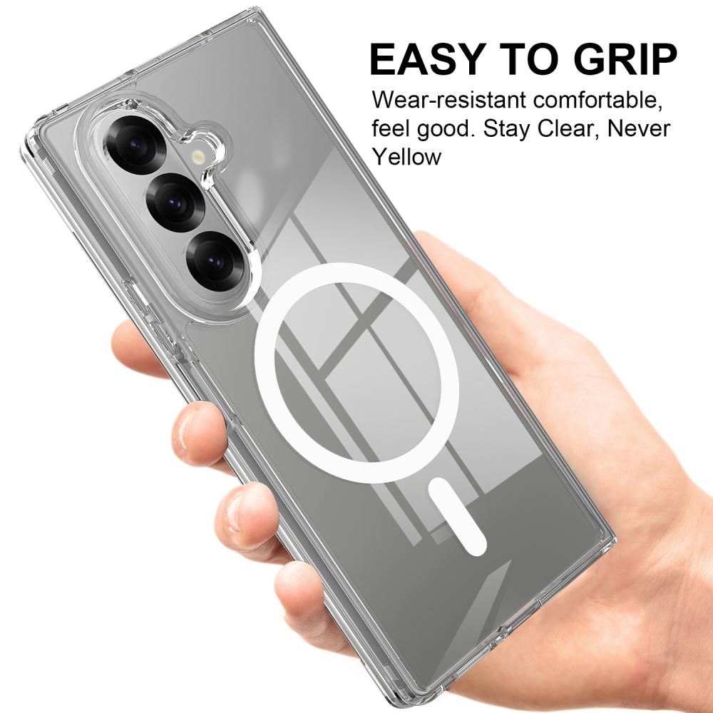  Samsung Galaxy Z Fold 7 Skal MagSafe Hybrid Transparent