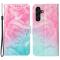  Samsung Galaxy A04s / A13 5G Fodral Marmor Rosa/blå