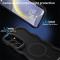  Samsung Galaxy S25 / S24 Skal MagSafe Wavy Matt Svart
