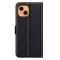  iPhone 13 Fodral Litchi Läder Svart