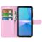  Sony Xperia 10 IV Fodral Litchi Läder Ljus Rosa