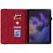  Samsung Galaxy Tab A11 / A9 Fodral Butterfly Flower Röd