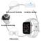 ColorPop Sportarmband Dual-Color Apple Watch 42/41/40/38 mm (M/L) Grå/Vit