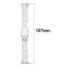  Apple Watch 42/44/45/46/49 mm Armband Metall Silver