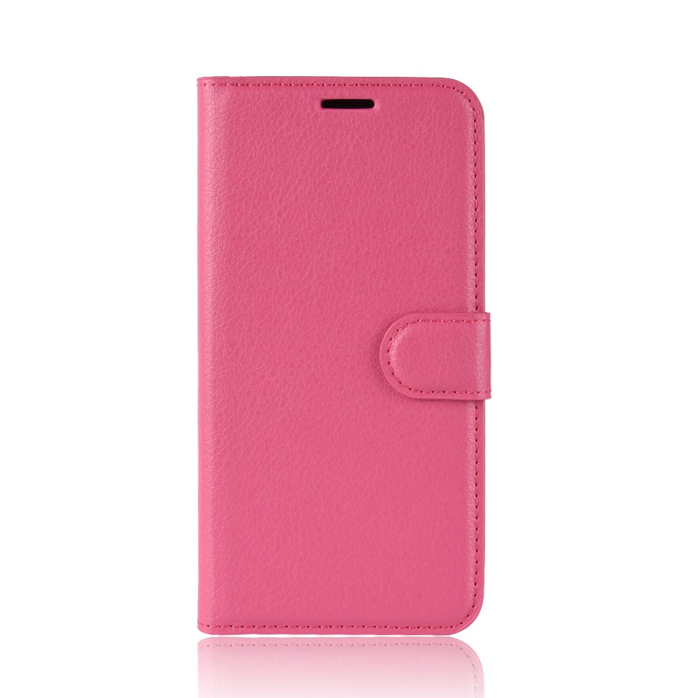  iPhone 11 Pro Fodral Litchi Läder Rosa