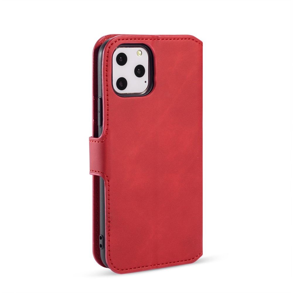 DG.MING DG.MING iPhone 11 Pro Fodral Retro Läder Röd