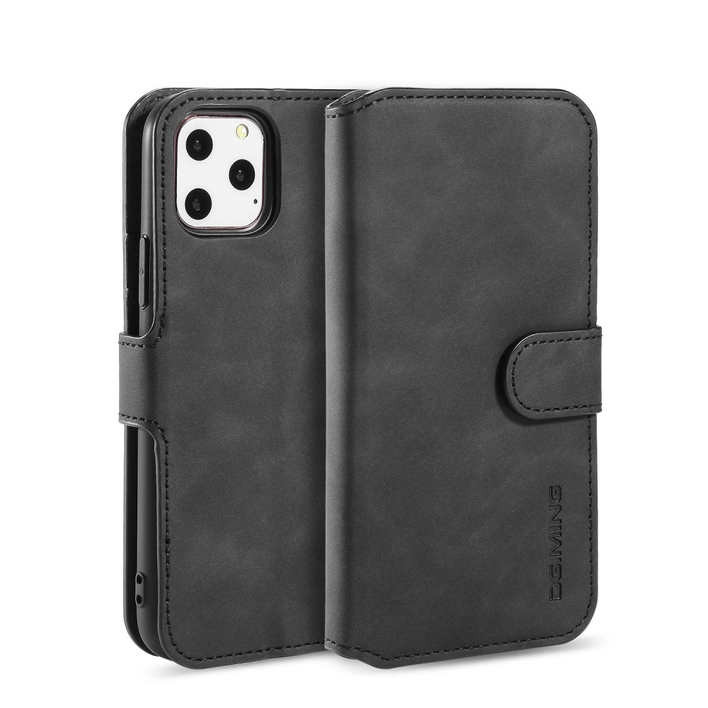 DG.MING DG.MING iPhone 11 Pro Fodral Retro Läder Svart