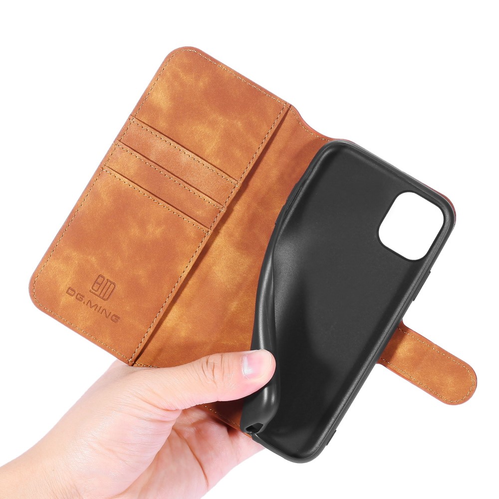 DG.MING DG.MING iPhone 11 Pro Fodral Retro Läder Brun