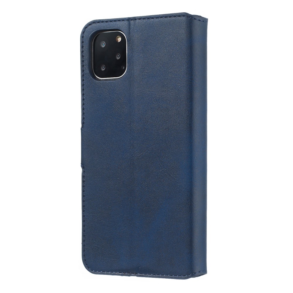  iPhone 11 Pro Fodral Solid Läder Blå