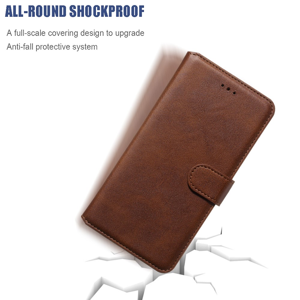  iPhone 11 Fodral Solid Läder Brun