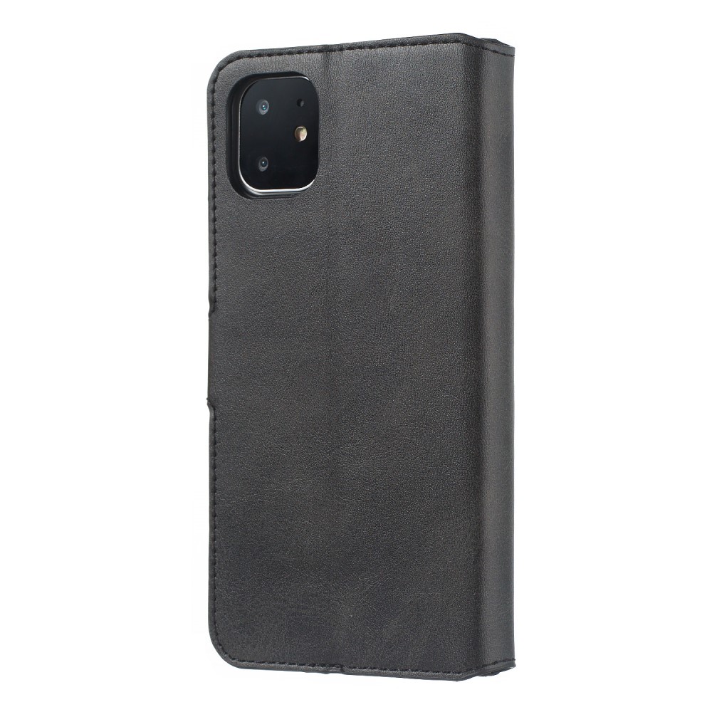  iPhone 11 Fodral Solid Läder Svart