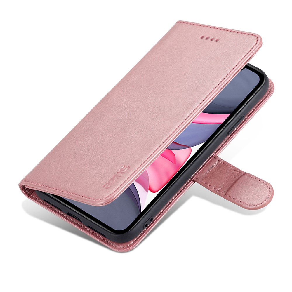 AZNS AZNS iPhone 12 / 12 Pro Fodral Läder Roséguld