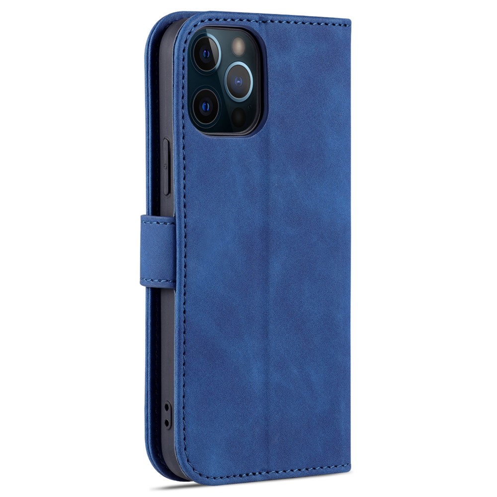 AZNS AZNS iPhone 12 Pro Max Fodral Läder Blå