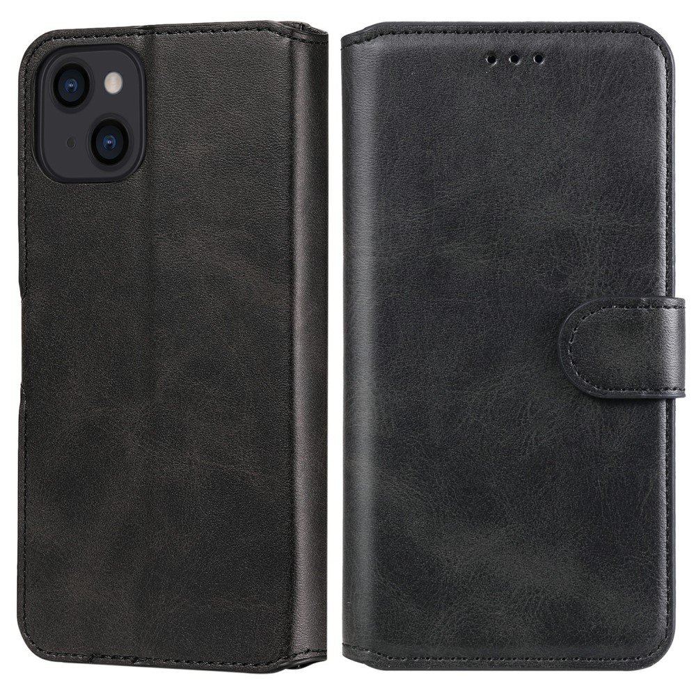  iPhone 13 Fodral Läder Svart