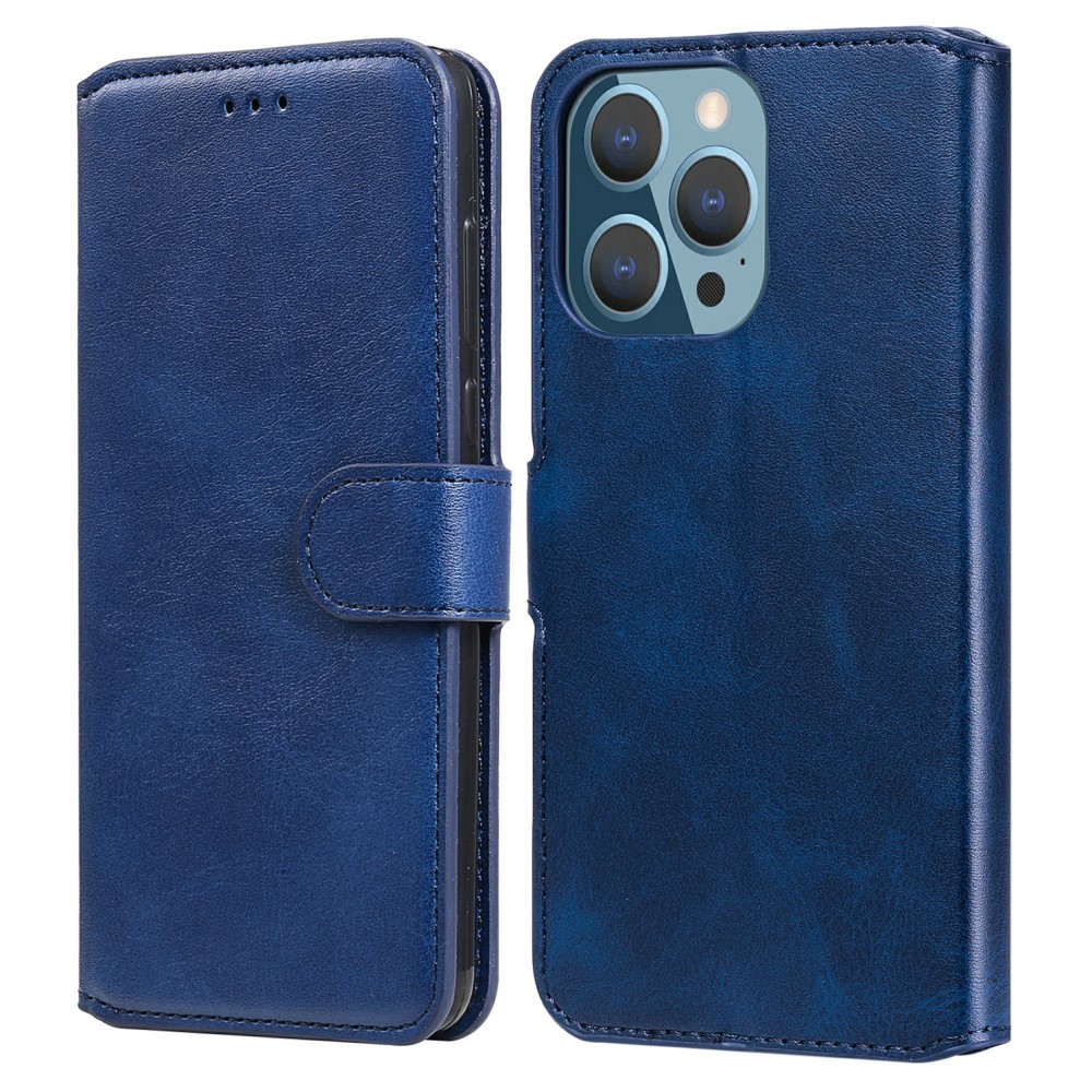  iPhone 13 Pro Fodral Läder Blå