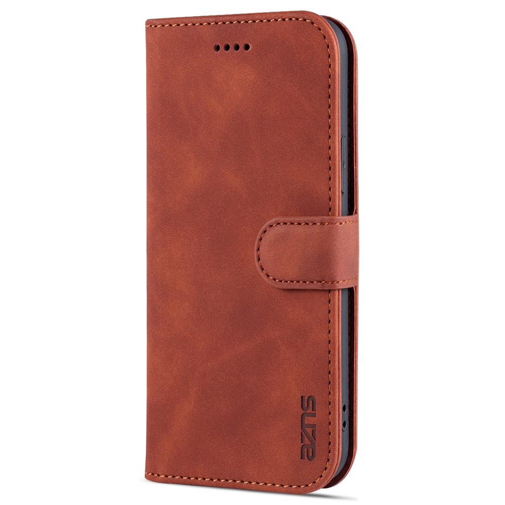 AZNS AZNS iPhone 13 Pro Max Fodral Läder Brun